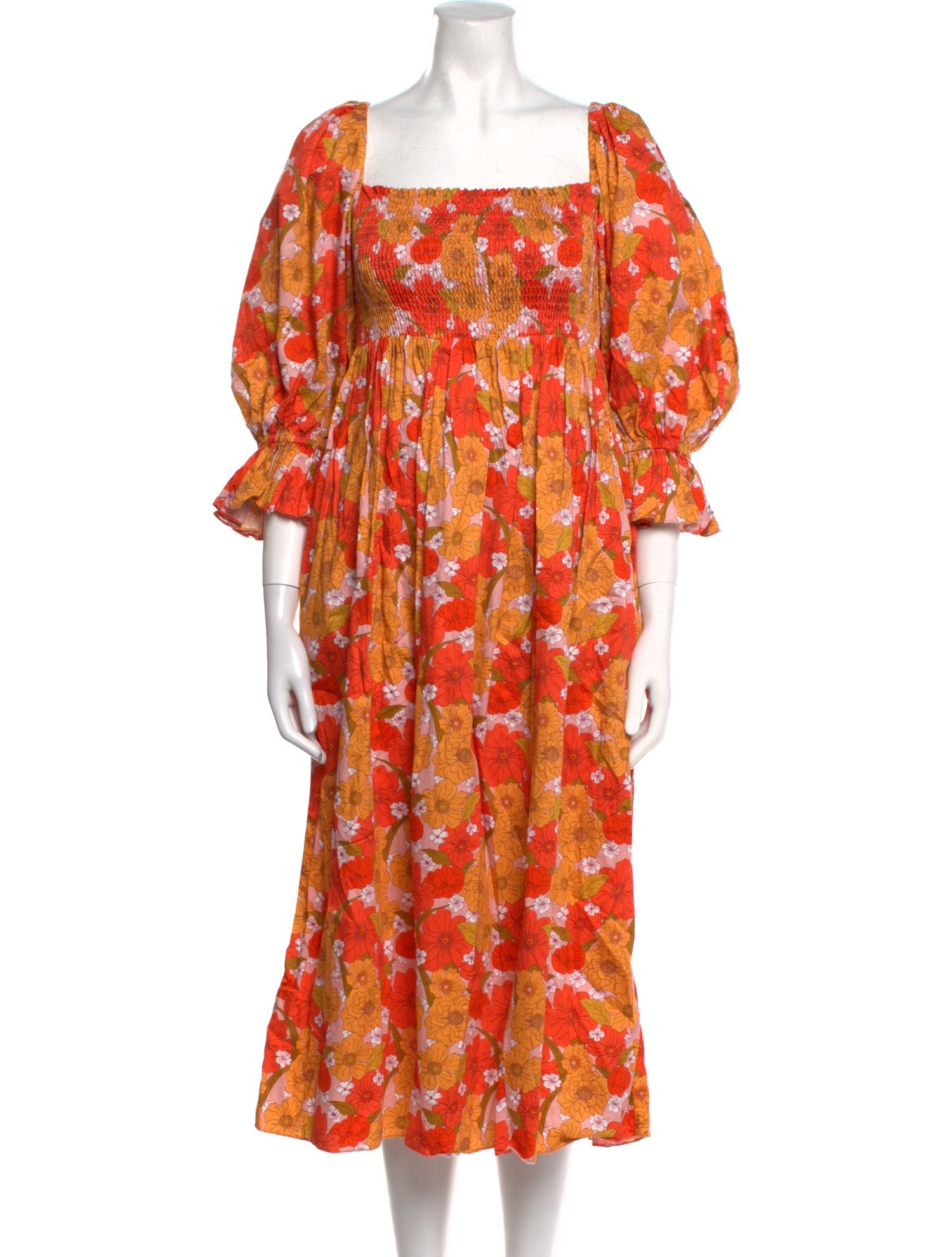 Borgo De Nor Floral Print Long Dress