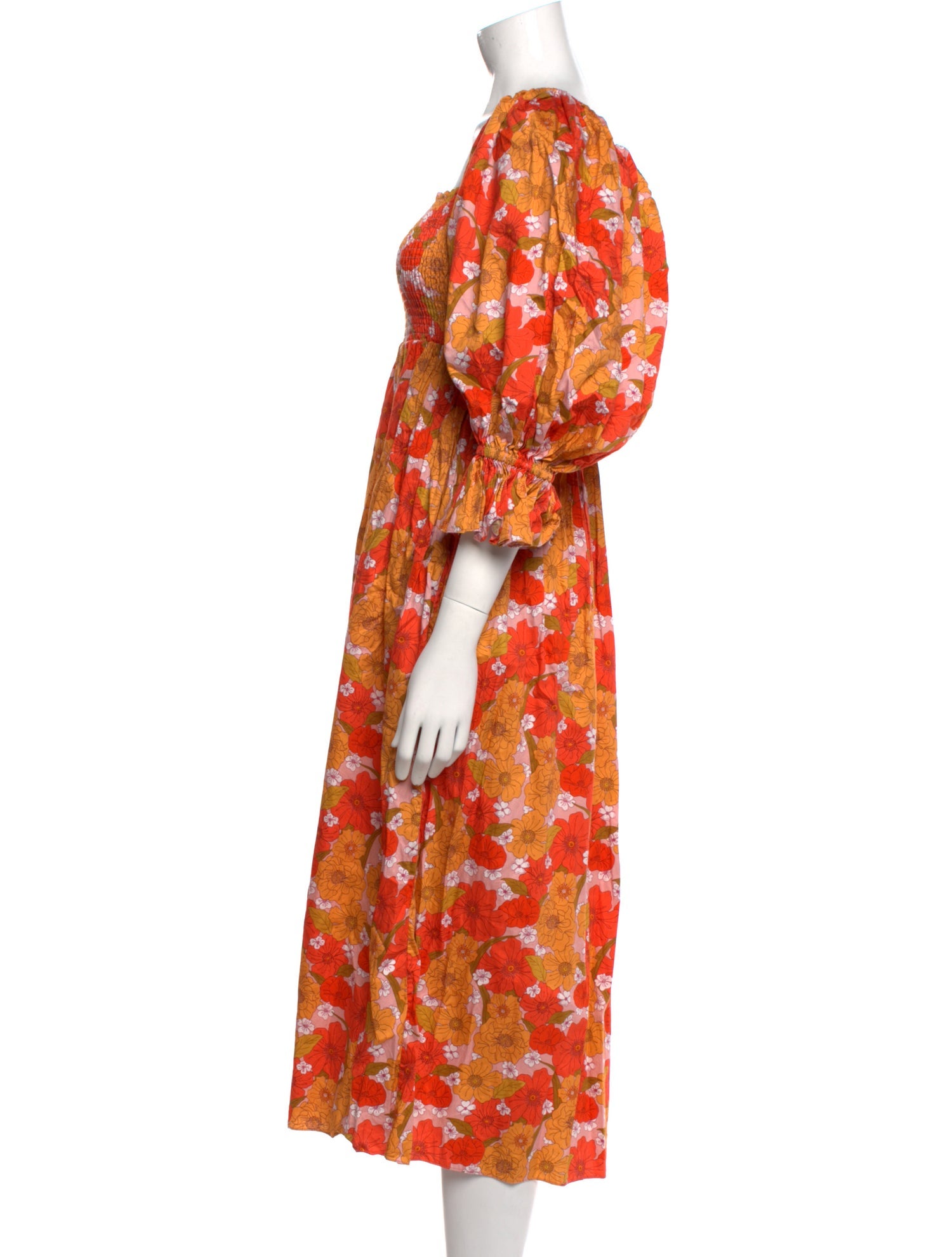 Borgo De Nor Floral Print Long Dress