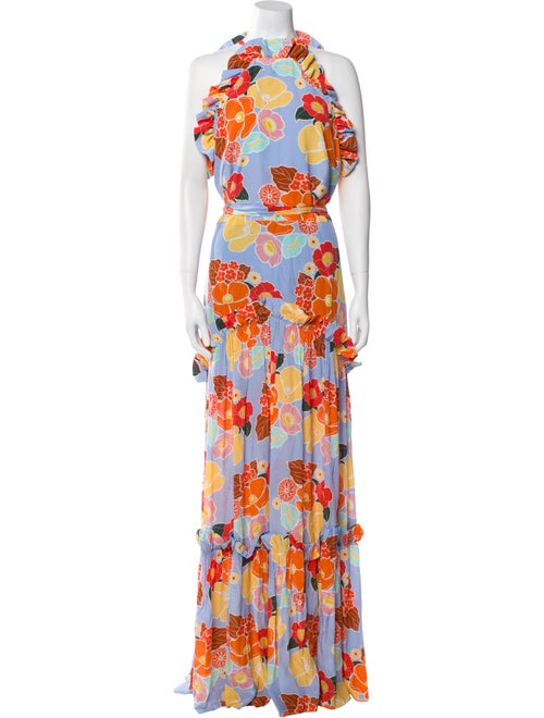 Borgo De Nor Floral Print Long Dress