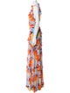 Borgo De Nor Floral Print Long Dress