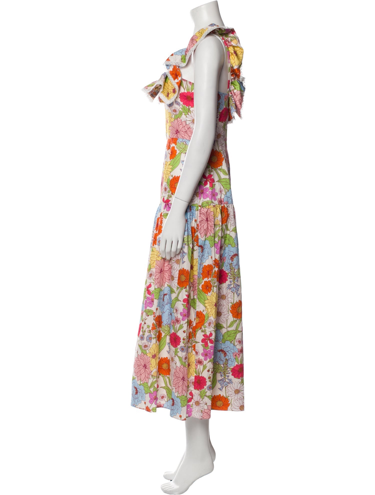 Borgo De Nor Floral Print Long Dress