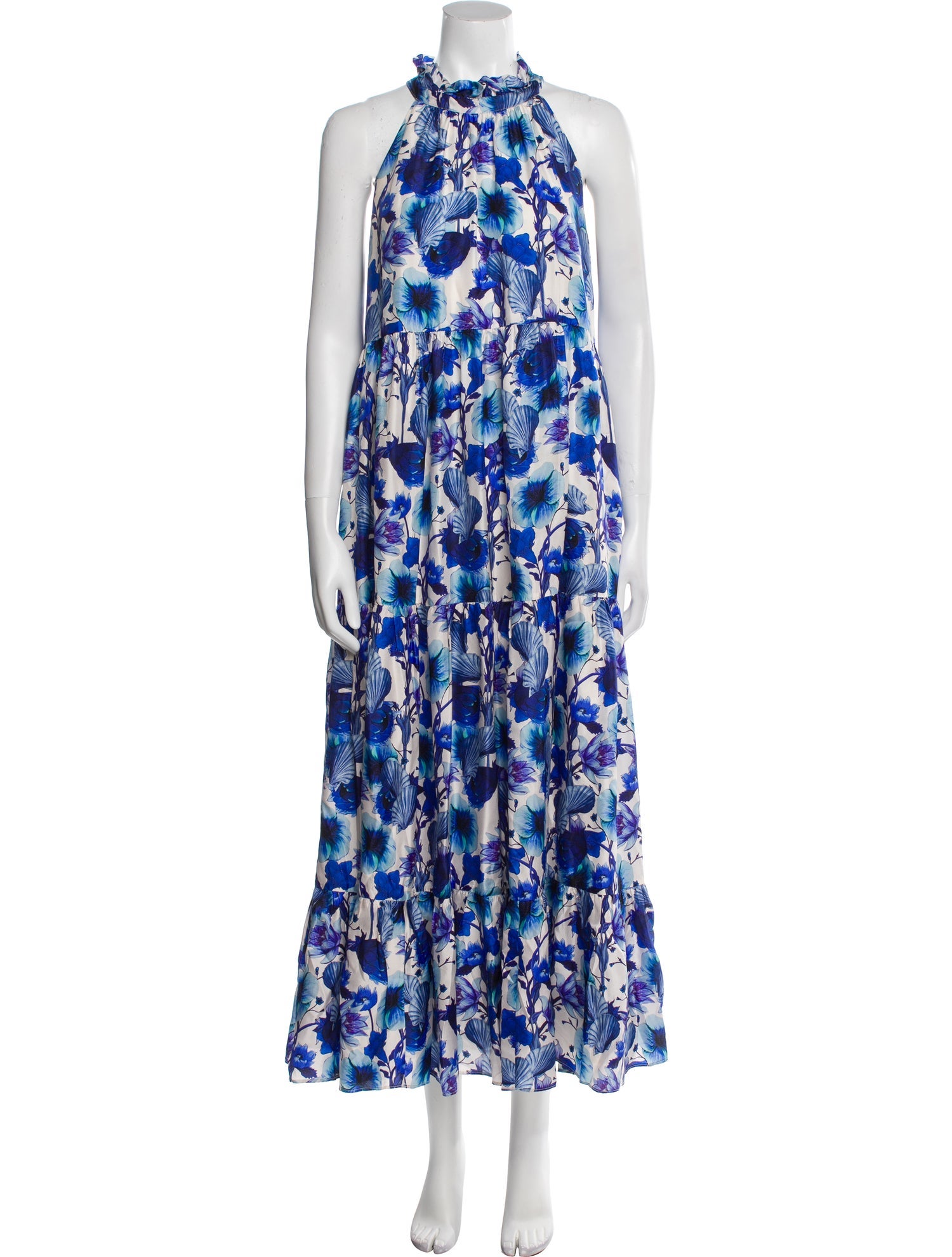 Borgo De Nor Silk Long Dress