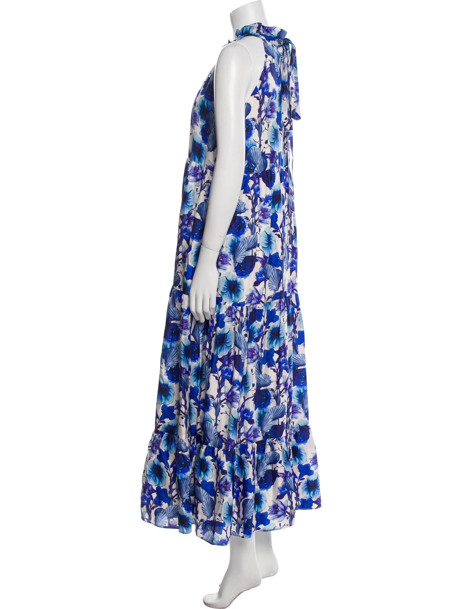 Borgo De Nor Silk Long Dress