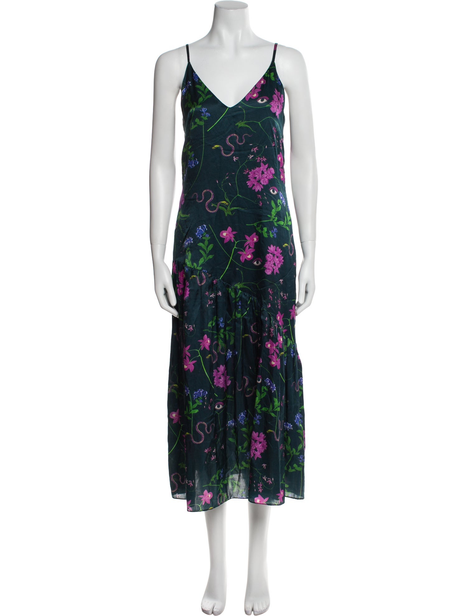 Borgo De Nor Floral Print Long Dress