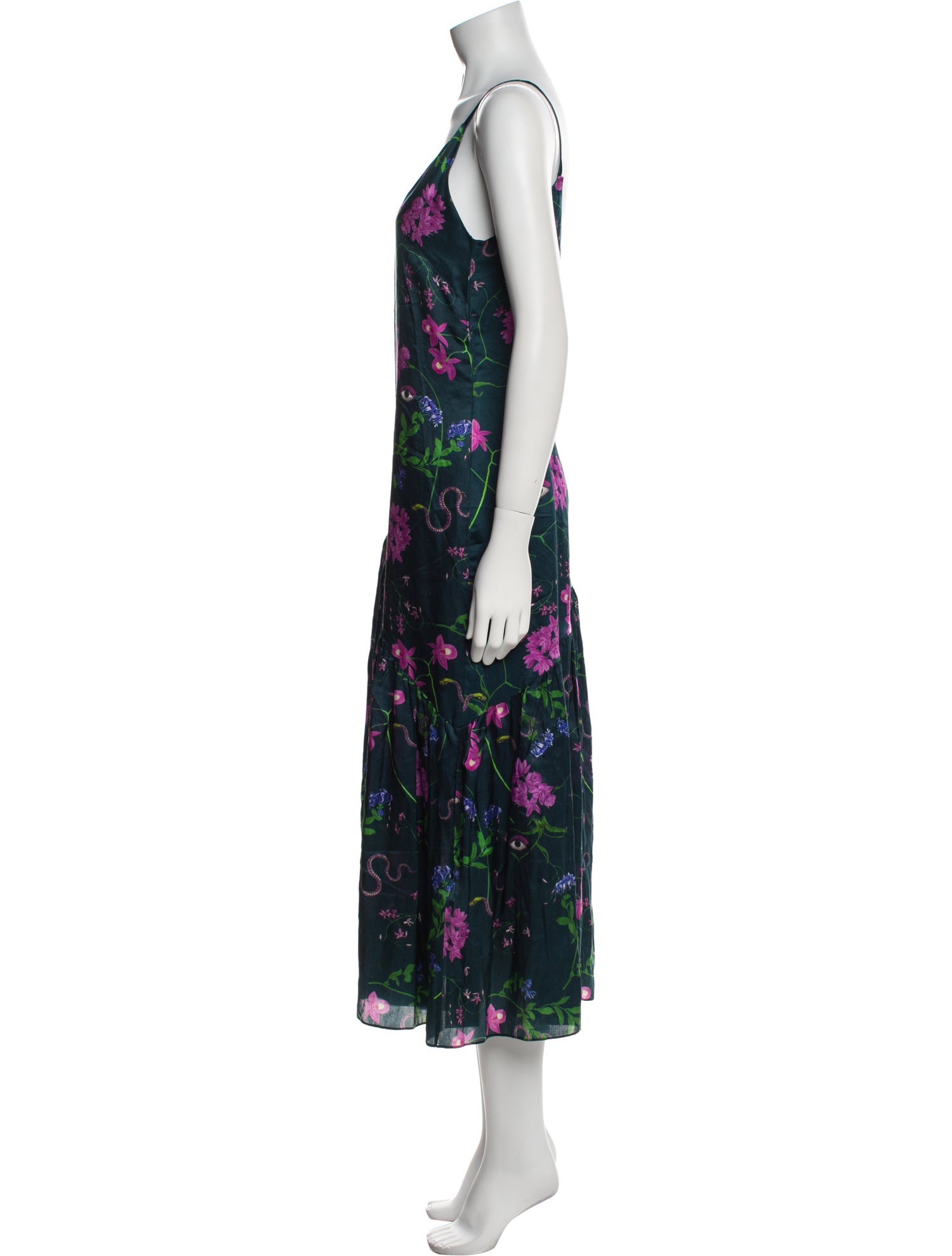 Borgo De Nor Floral Print Long Dress