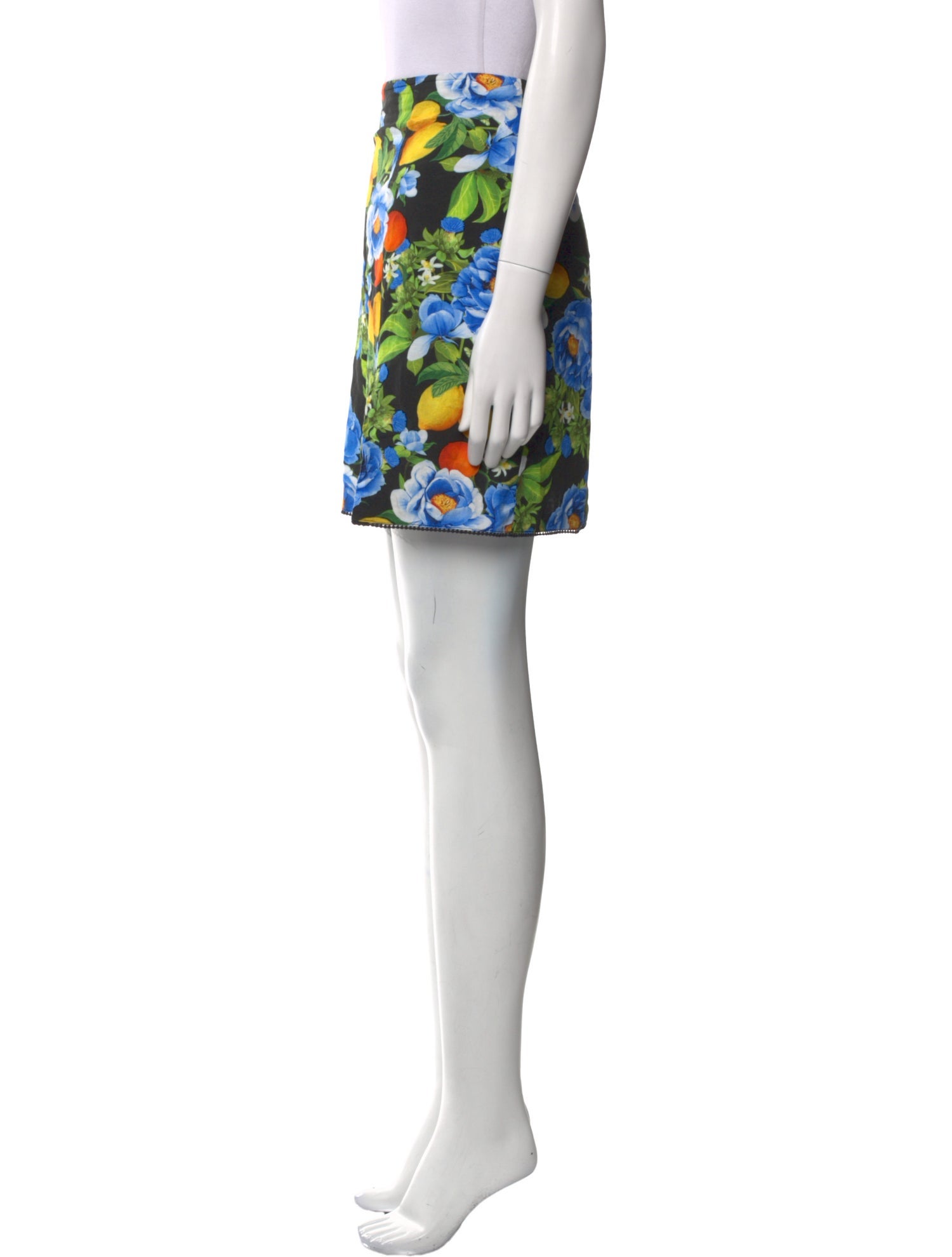 Borgo De Nor Floral Print Mini Skirt