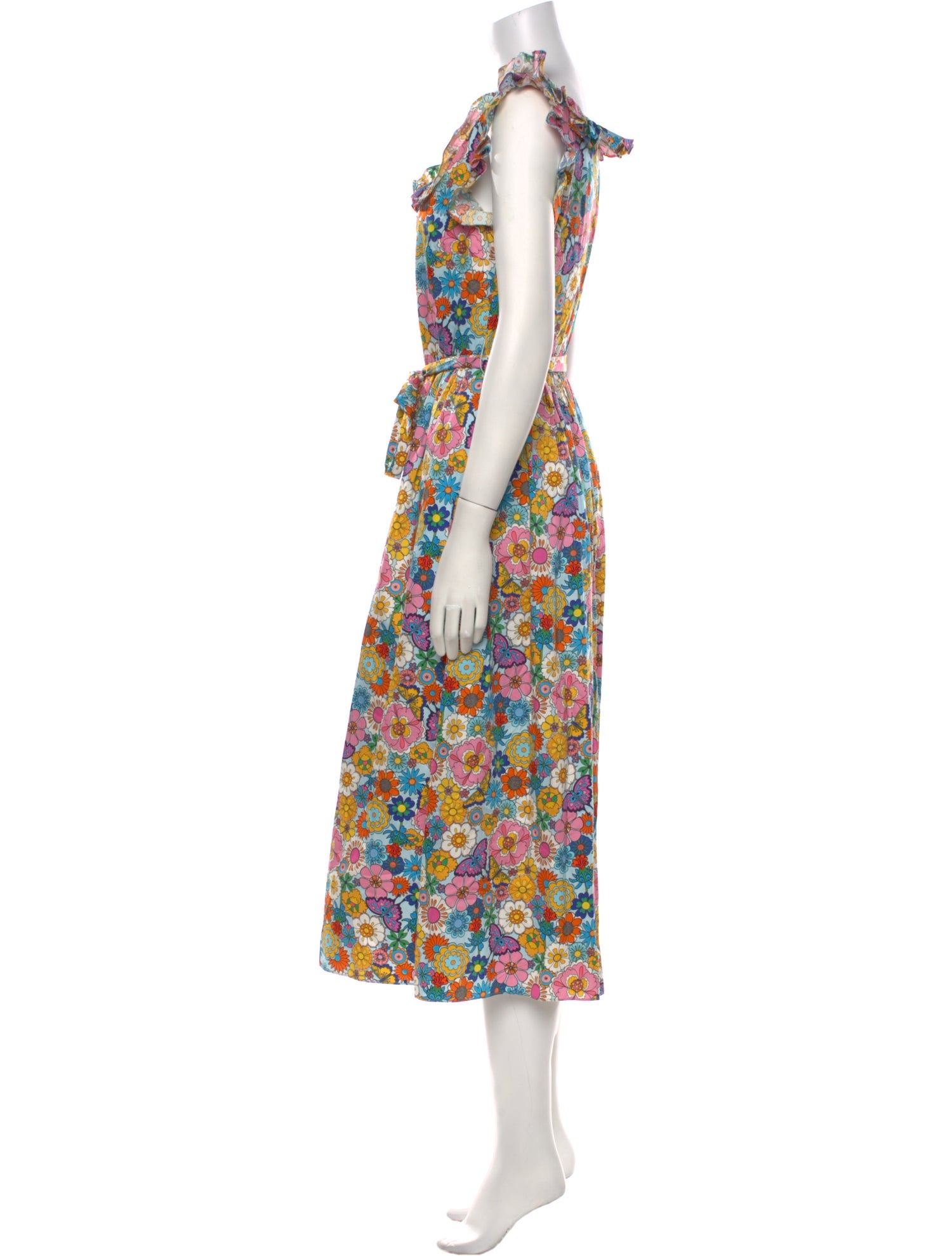 Borgo De Nor Floral Print Long Dress