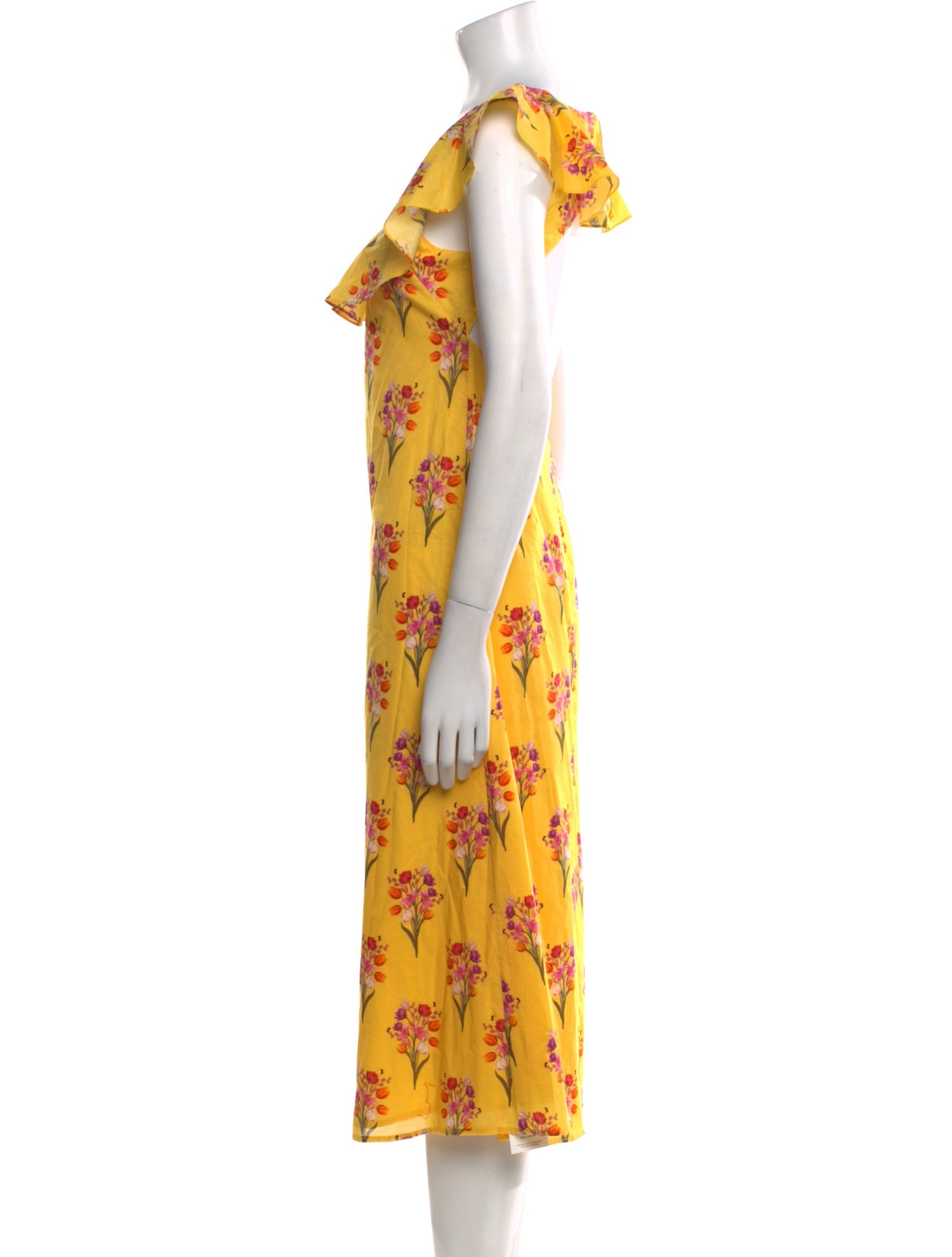 Borgo De Nor Floral Print Midi Length Dress