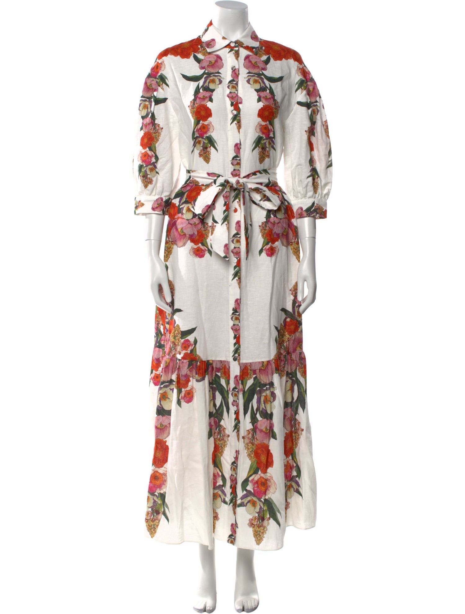 Borgo De Nor Floral Print Long Dress