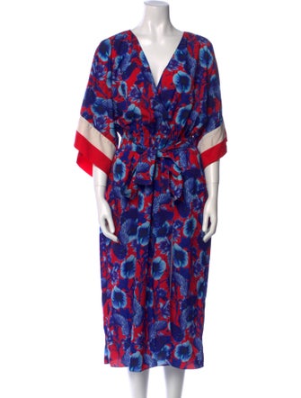 Borgo De Nor Printed Midi Length Dress