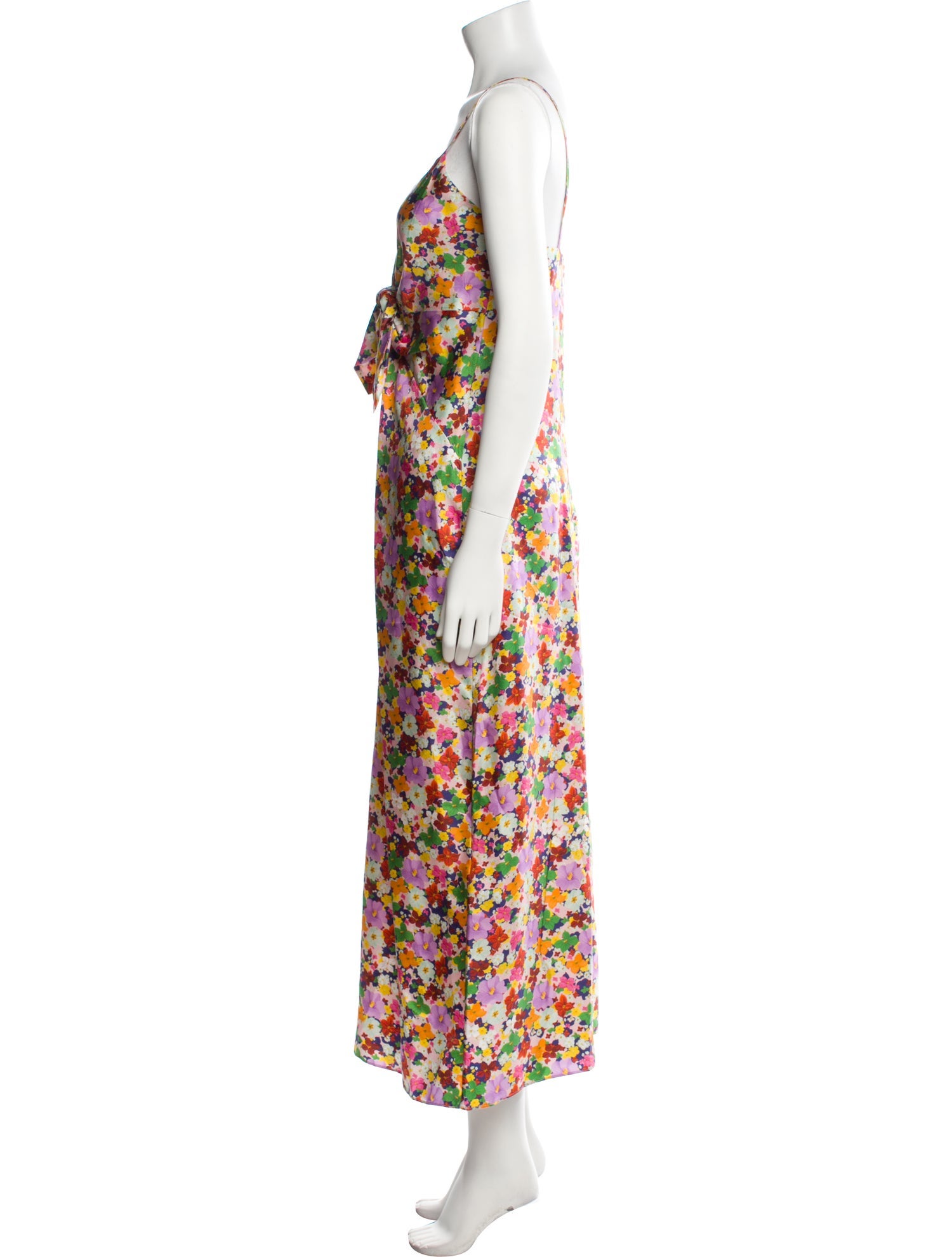 Borgo De Nor Silk Long Dress