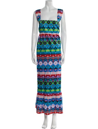 Borgo De Nor Printed Long Dress