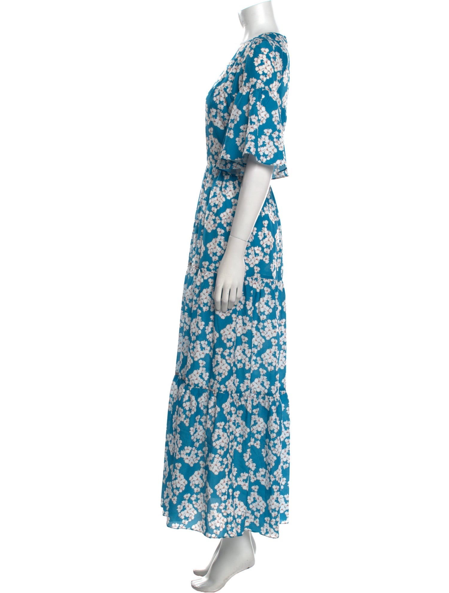 Borgo De Nor Floral Print Long Dress