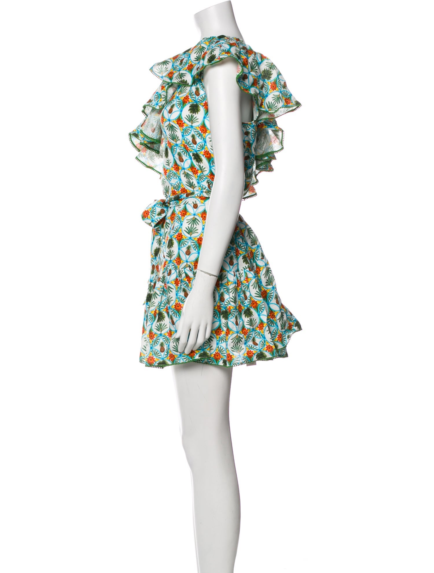 Borgo De Nor Linen Mini Dress w/ Tags