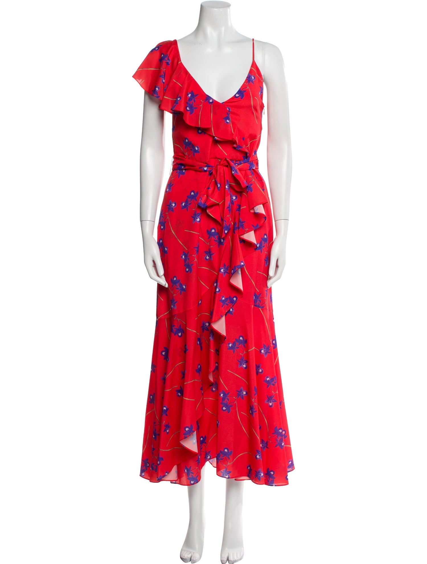 Borgo De Nor Floral Print Midi Length Dress