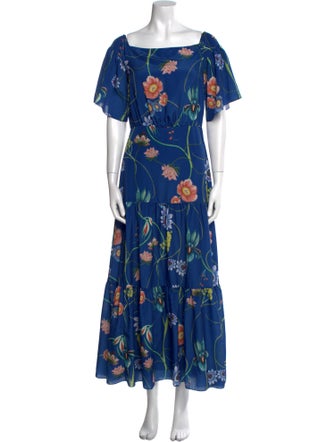 Borgo De Nor Floral Print Knee-Length Dress