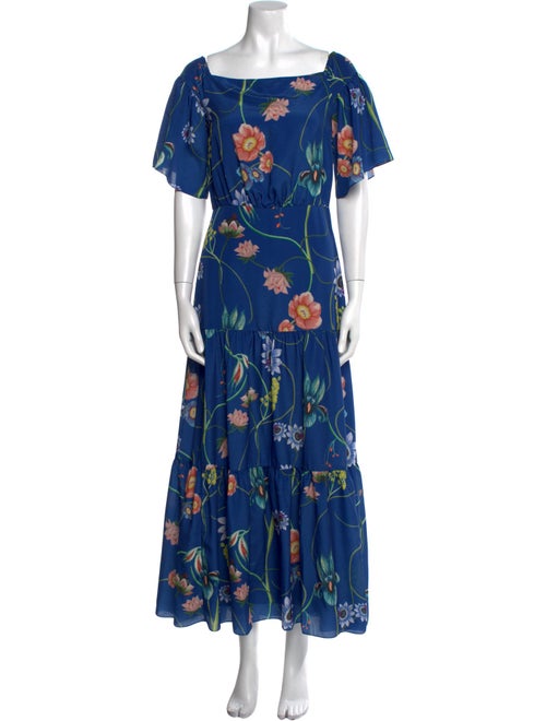 Borgo De Nor Floral Print Knee-Length Dress