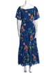 Borgo De Nor Floral Print Knee-Length Dress