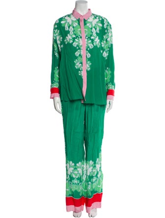 Borgo De Nor Printed Pant Set