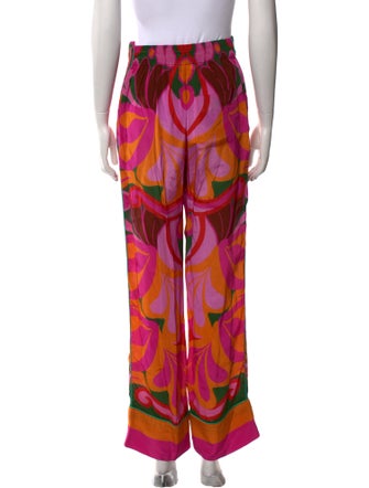 Borgo De Nor Printed Wide Leg Pants