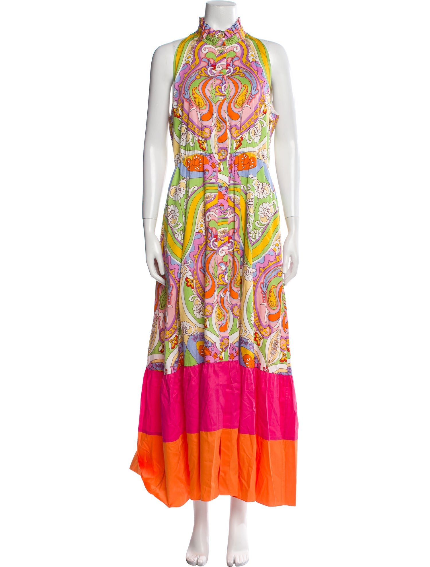 Borgo De Nor Printed Long Dress