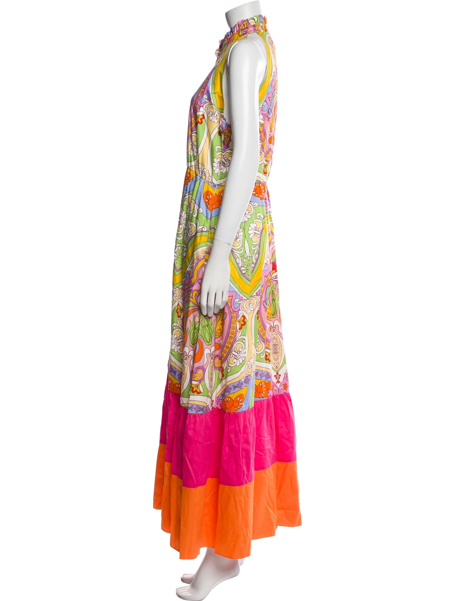 Borgo De Nor Printed Long Dress