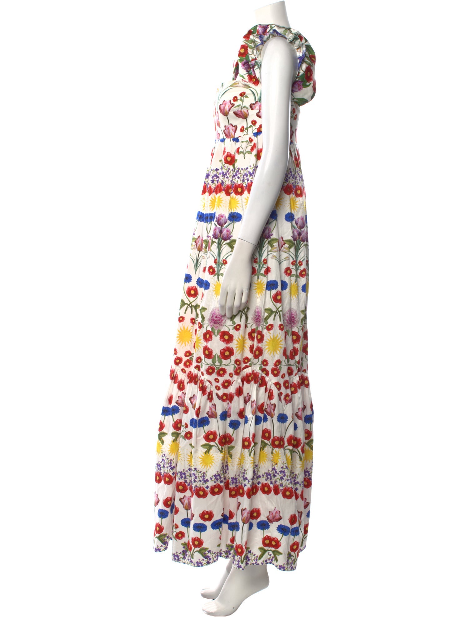Borgo De Nor Floral Print Long Dress