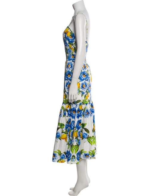 Borgo De Nor Floral Print Midi Length Dress