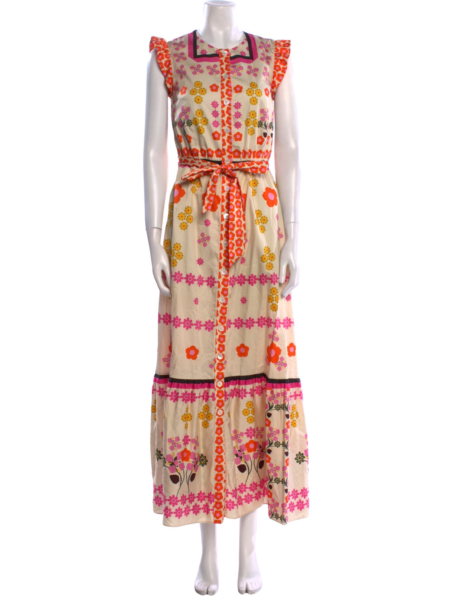 Borgo De Nor Printed Long Dress