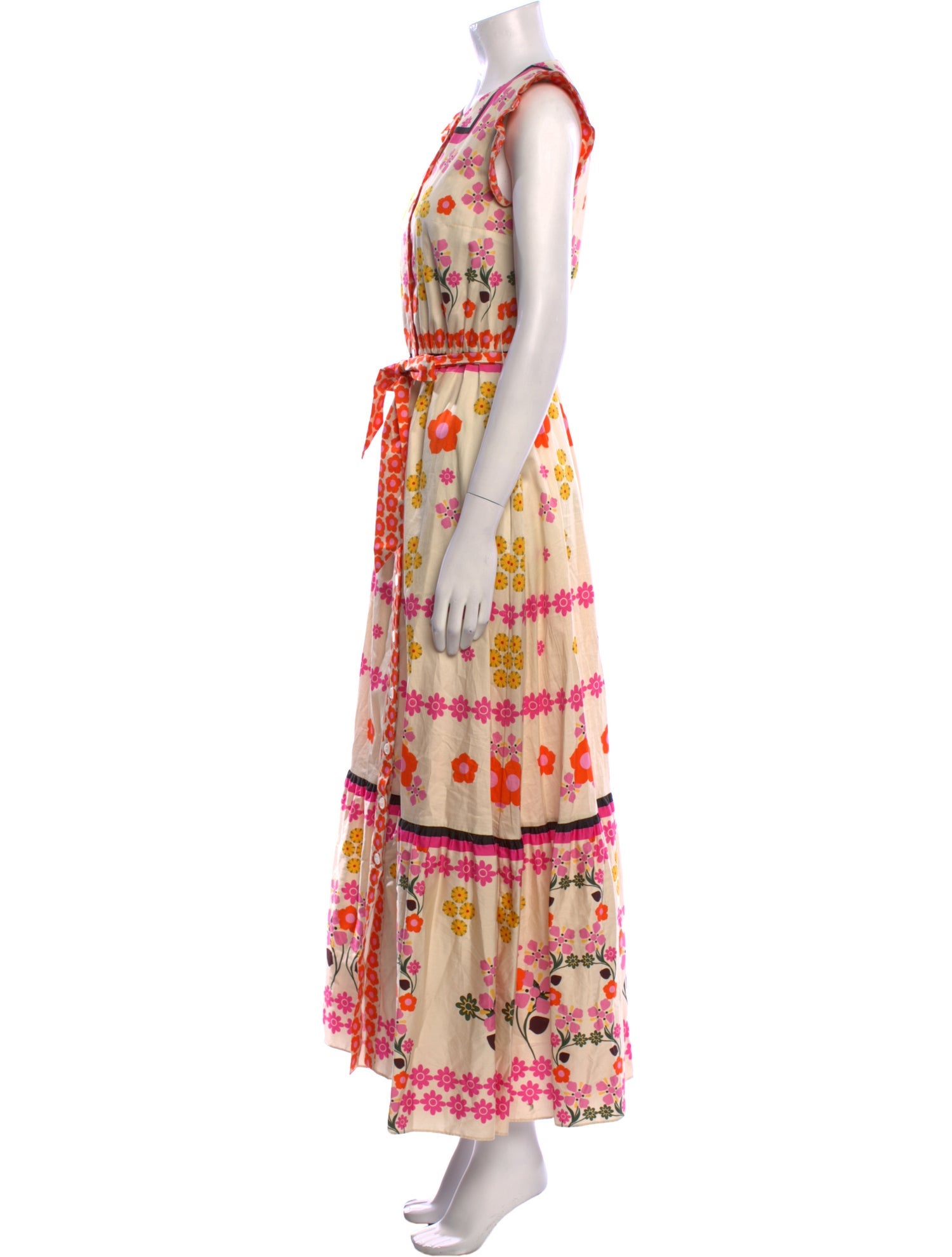 Borgo De Nor Printed Long Dress