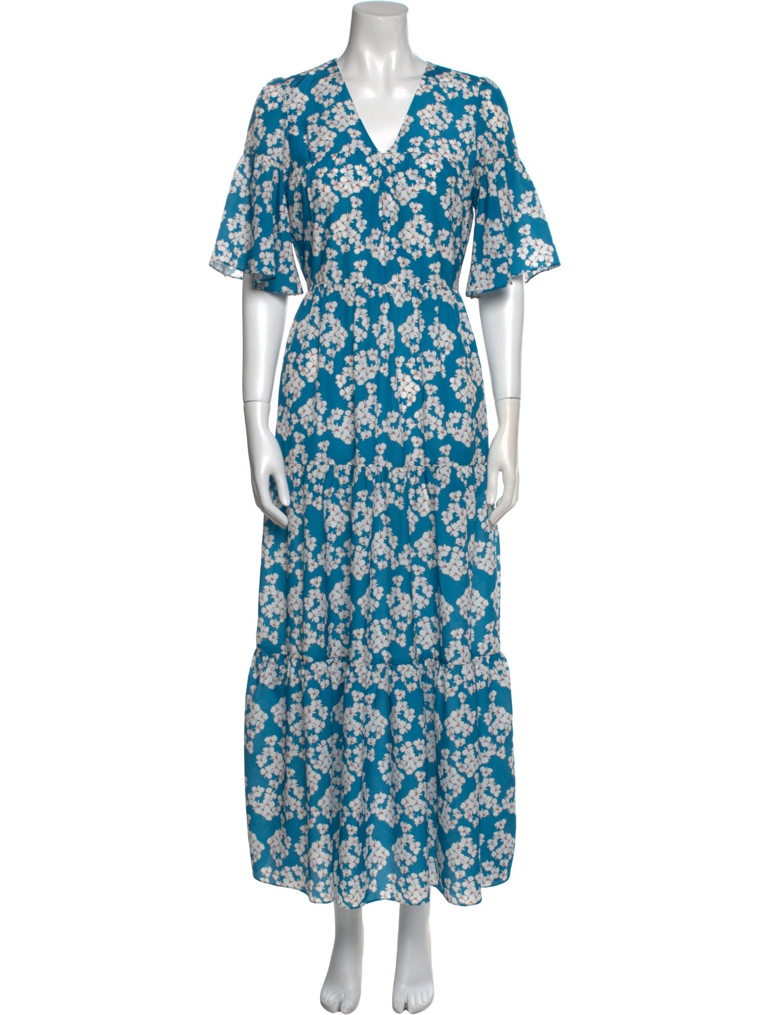 Borgo De Nor Floral Print Long Dress