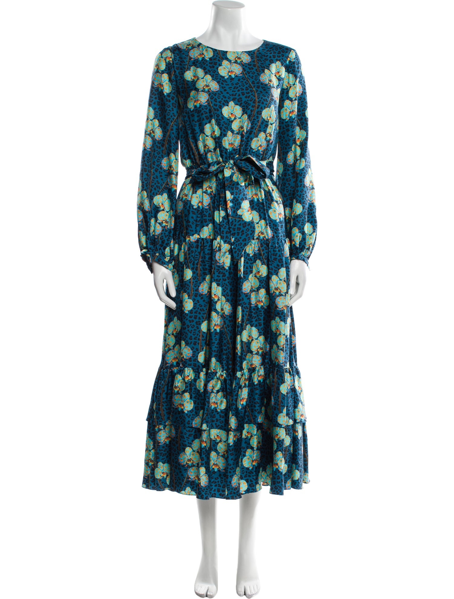 Borgo De Nor Silk Long Dress