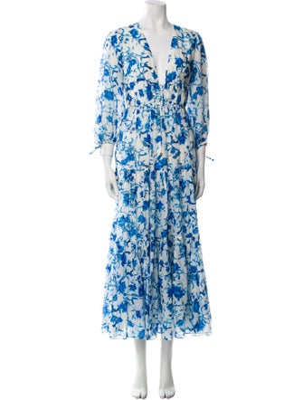 Borgo De Nor Floral Print Long Dress