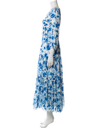 Borgo De Nor Floral Print Long Dress