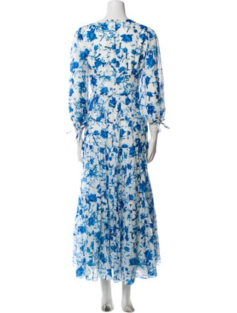 Borgo De Nor Floral Print Long Dress