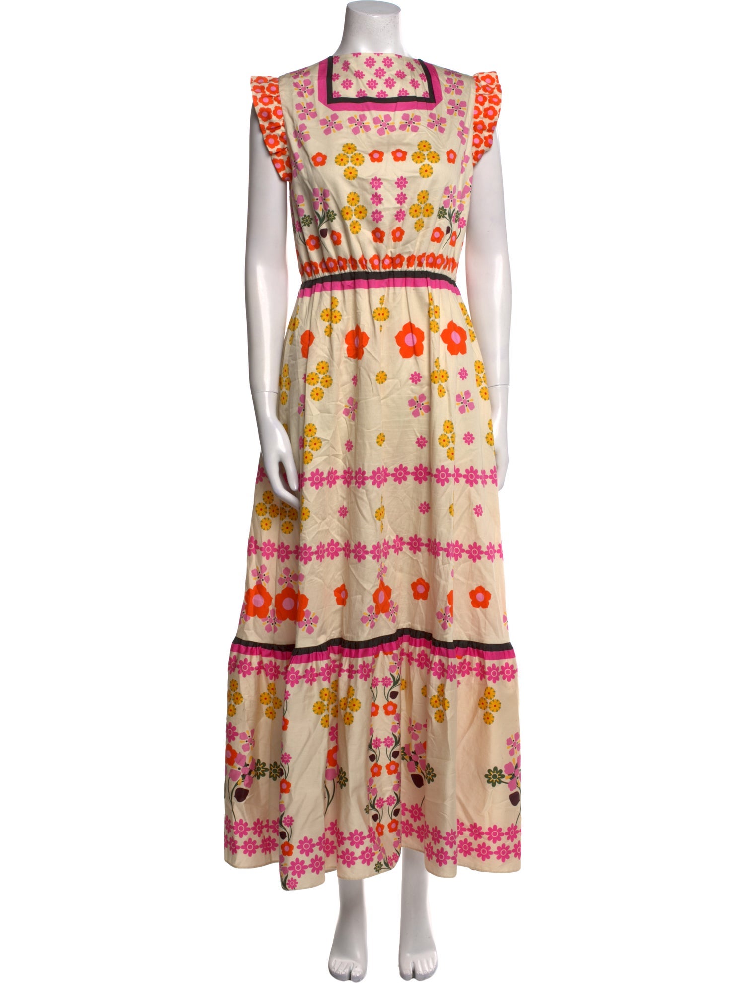 Borgo De Nor Floral Print Long Dress