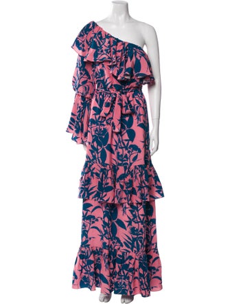 Borgo De Nor Silk Long Dress