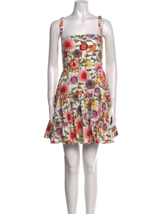 Borgo De Nor Floral Print Mini Dress