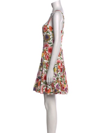 Borgo De Nor Floral Print Mini Dress