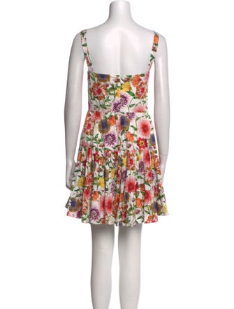Borgo De Nor Floral Print Mini Dress