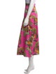 Borgo De Nor Floral Print Midi Length Skirt