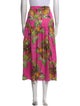 Borgo De Nor Floral Print Midi Length Skirt