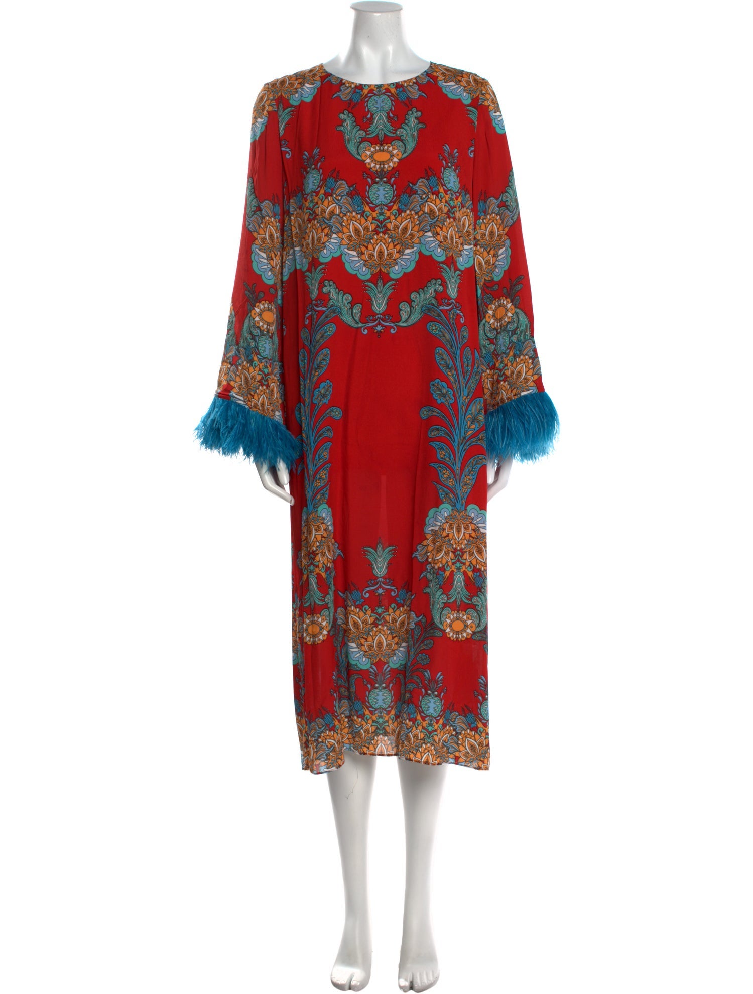 Borgo De Nor Printed Midi Length Dress
