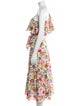 Borgo De Nor Floral Print Midi Length Dress