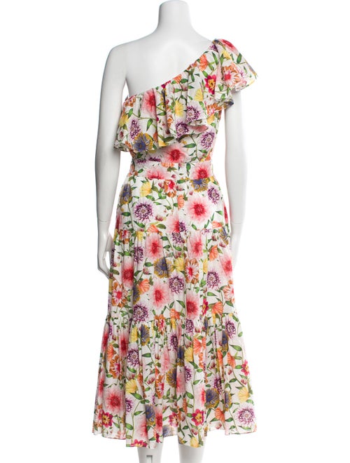 Borgo De Nor Floral Print Midi Length Dress