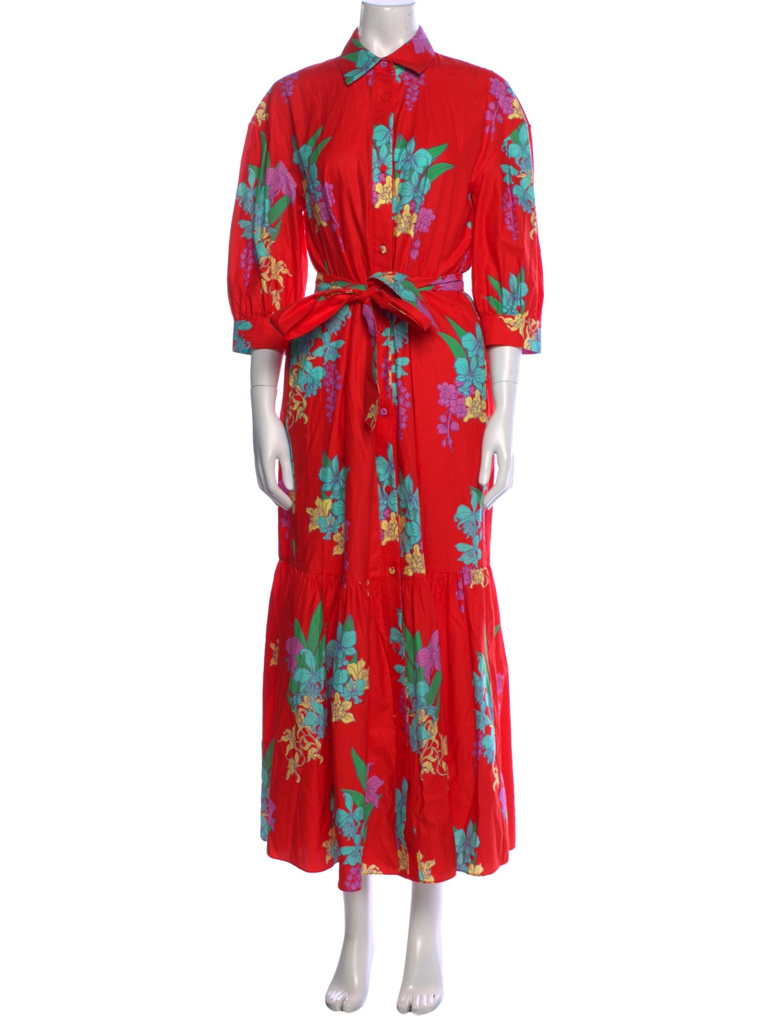 Borgo De Nor Floral Print Long Dress