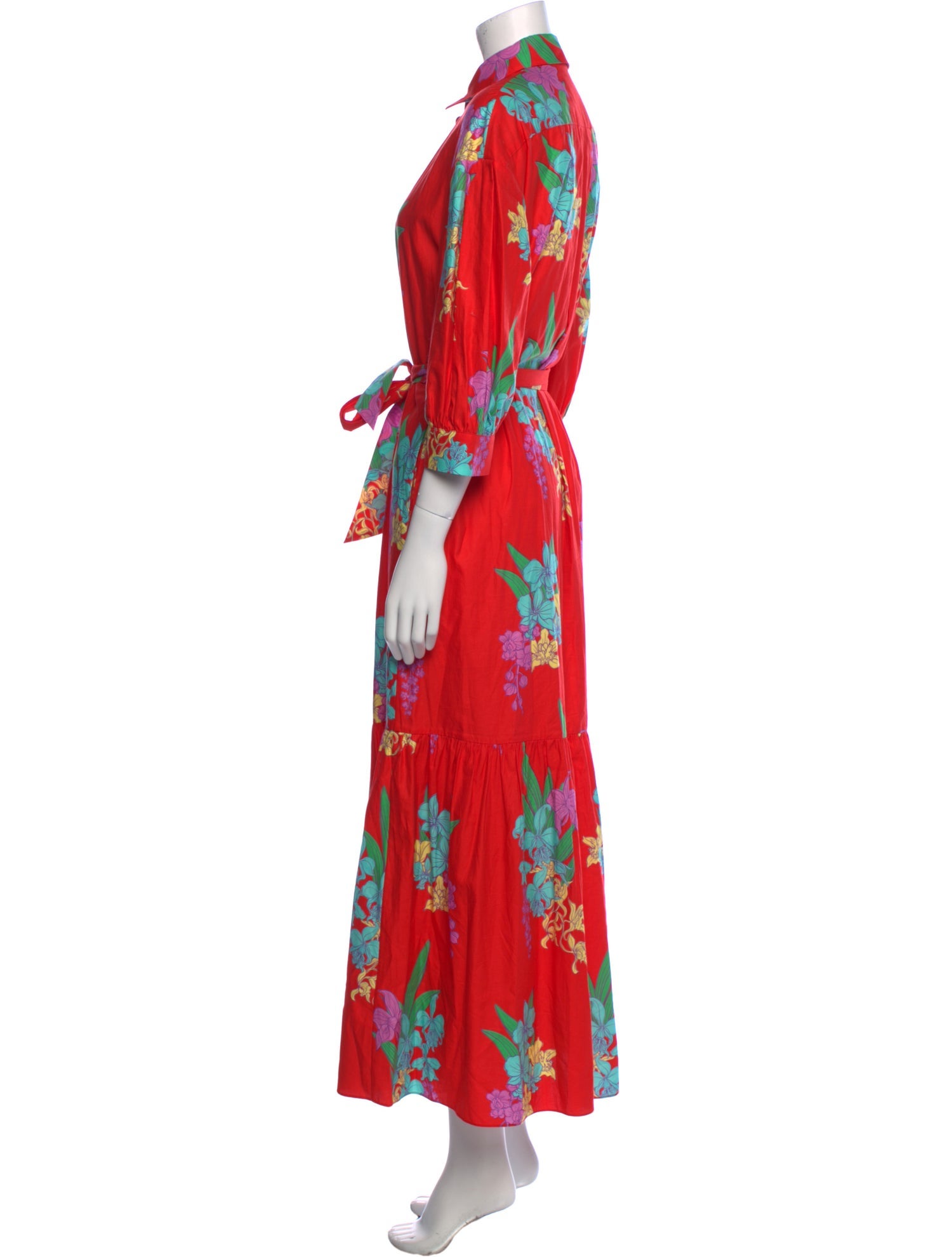 Borgo De Nor Floral Print Long Dress