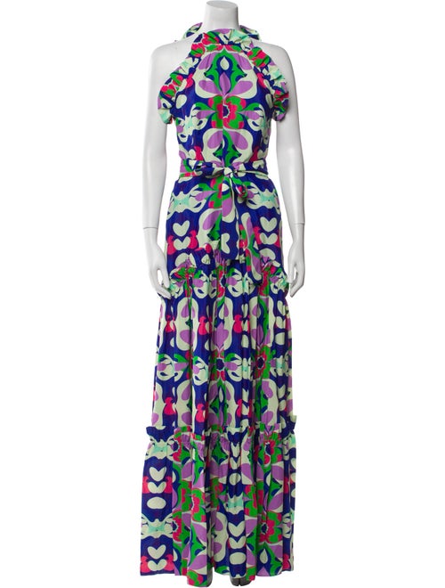 Borgo De Nor Printed Long Dress