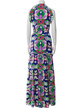 Borgo De Nor Printed Long Dress