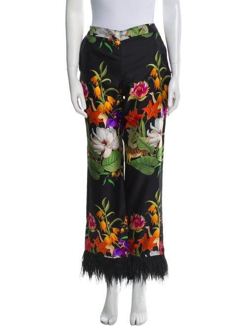 Borgo De Nor Silk Straight Leg Pants